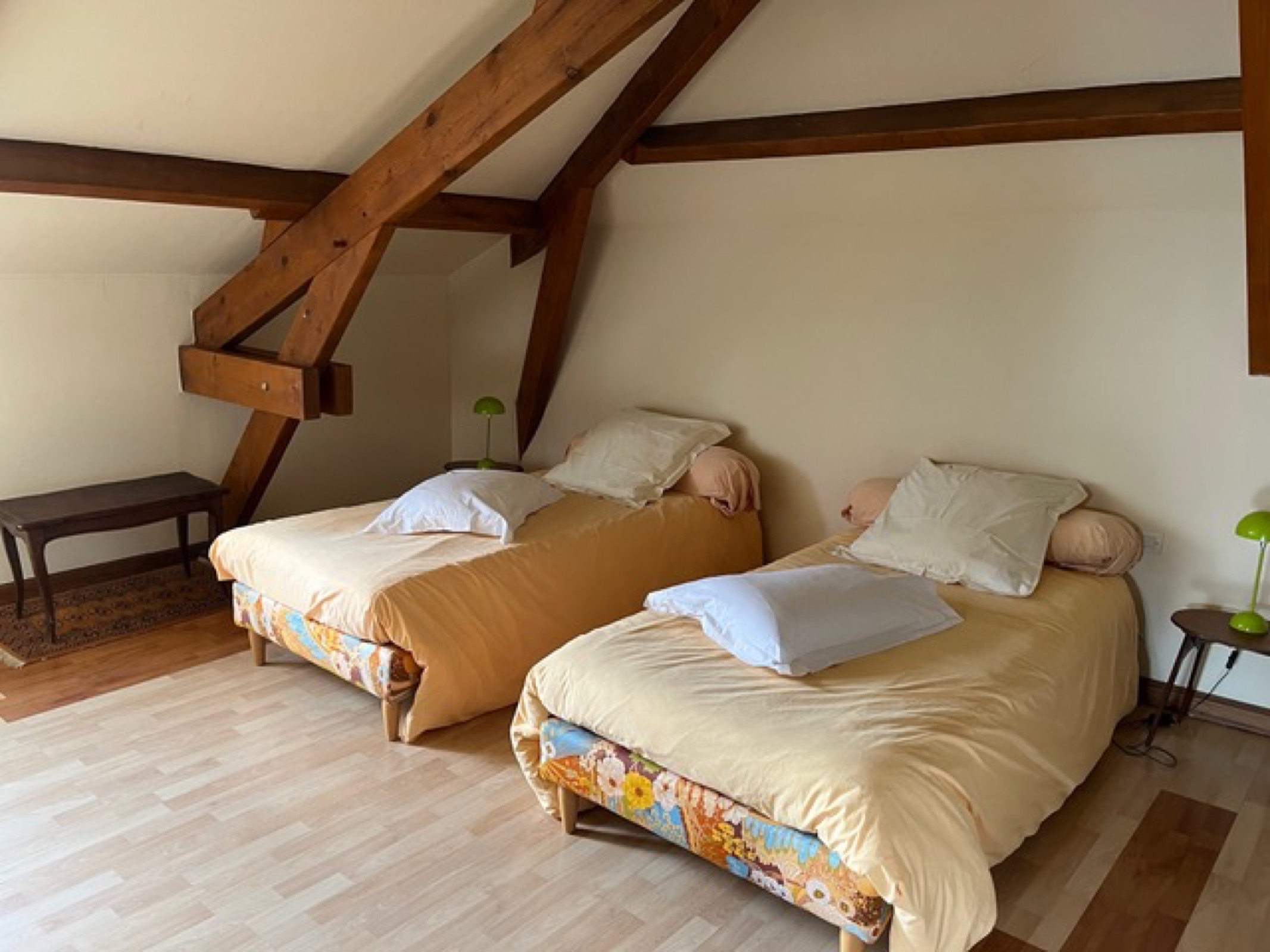 Une chambre très agréable avec deux lits individuels, qui peut être transformé en un lit double.